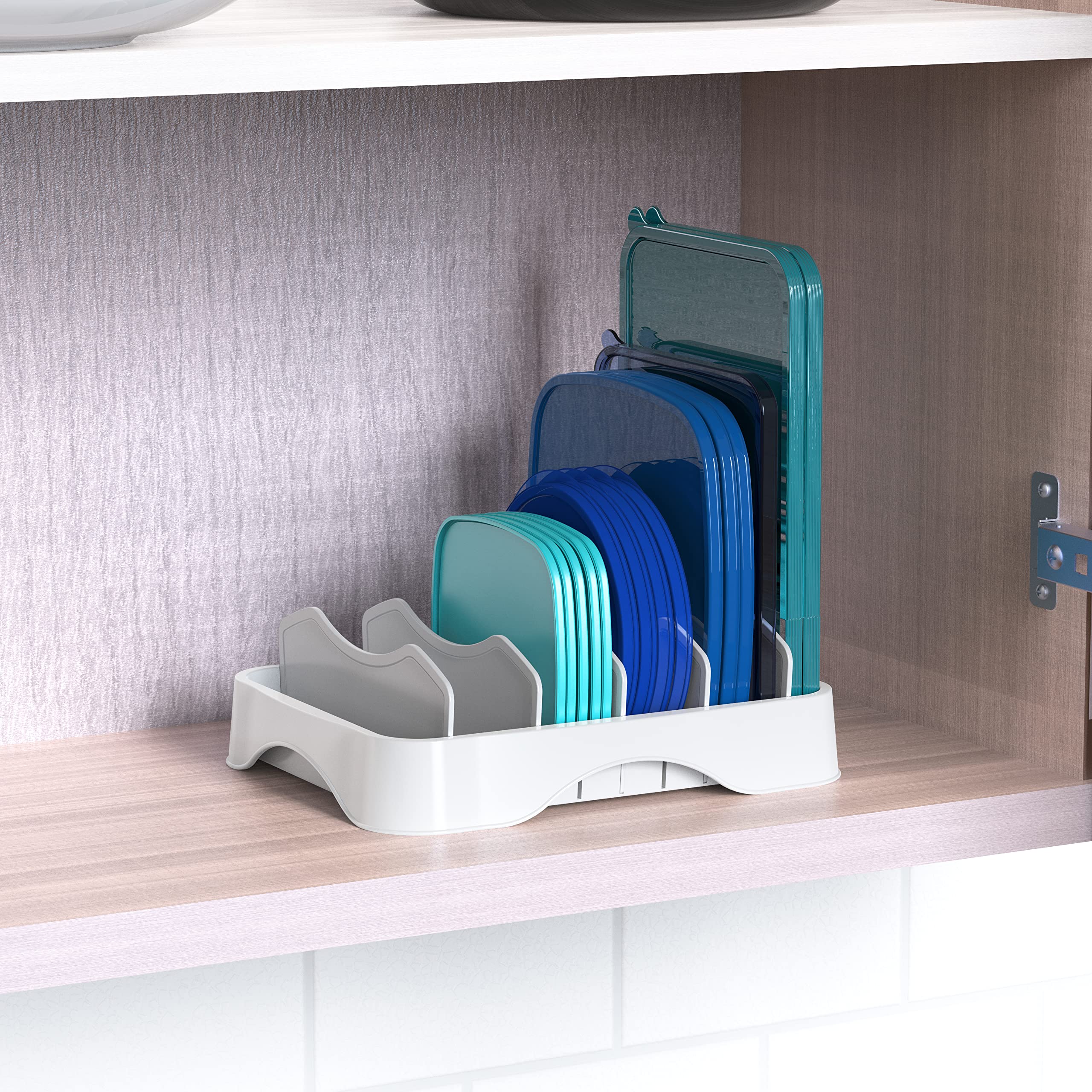 Foto 3 | Organizador de Tapas Simple Houseware Blanco-Venta Internacional
