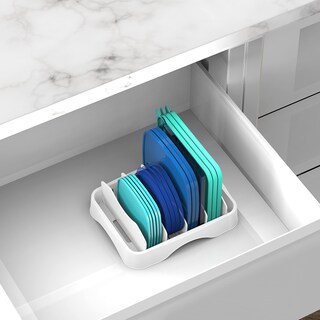 Foto 5 | Organizador de Tapas Simple Houseware Blanco-Venta Internacional