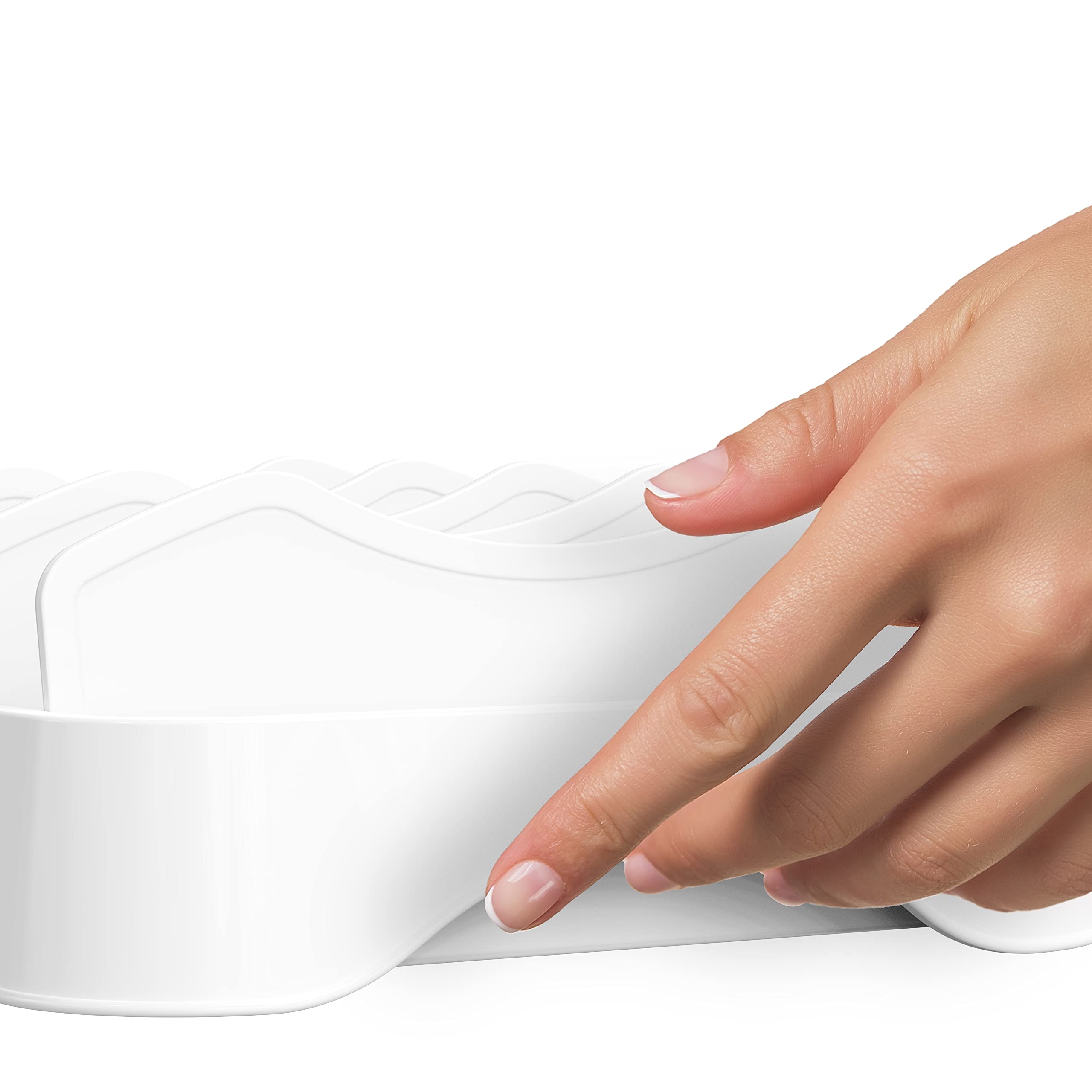 Foto 8 pulgar | Organizador de Tapas Simple Houseware Blanco-Venta Internacional