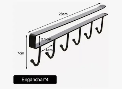 Foto 3 | Soporte para Utensilios de Cocina Xtellar 4 Packs
