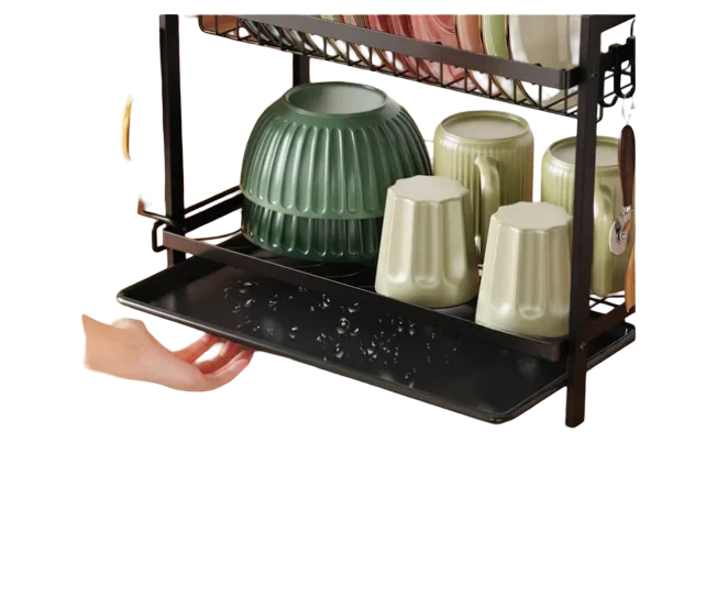Foto 2 | Escurridor de Platos con Rejilla para Tazas