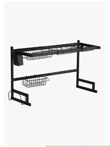 Foto 5 pulgar | Escurridor De Trastes Platos Fregadero Organizador Cocina Color Negro