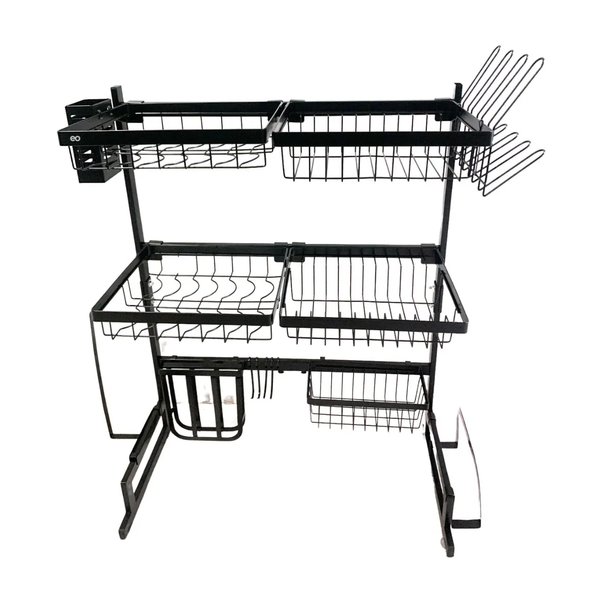 Foto 2 pulgar | Escurridor De Platos 3 Niveles Ajustable 65 X 80cm Inoxidable  Eo Safe Imports Esi-20614 Negro