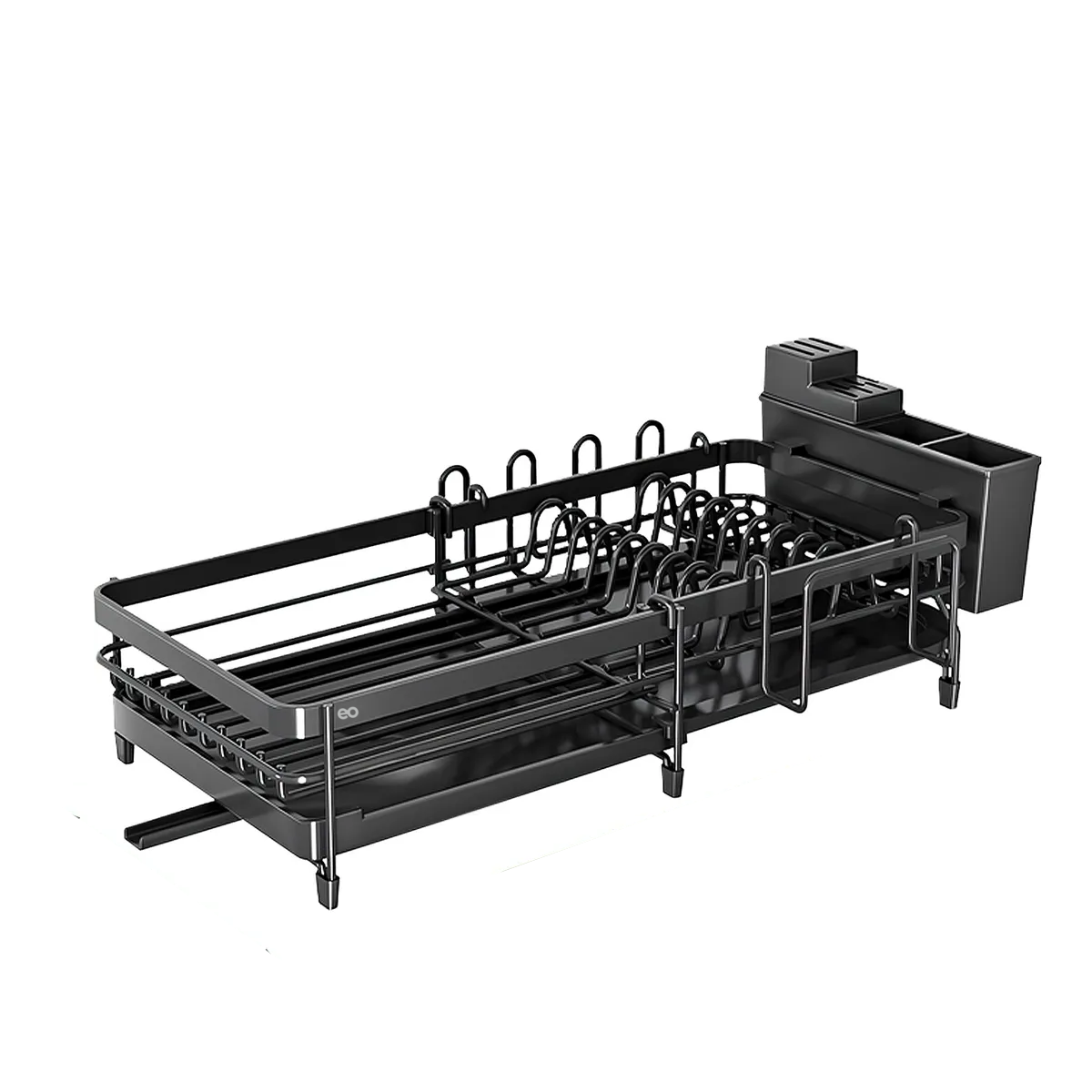 Foto 1 | Escurridor de Trastes Expandible en Acero Inoxidable Eo Safe Imports Esi-20611 Negro