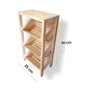Foto 2 | Frutero Organizador de Madera Cocina 3 Fsyar