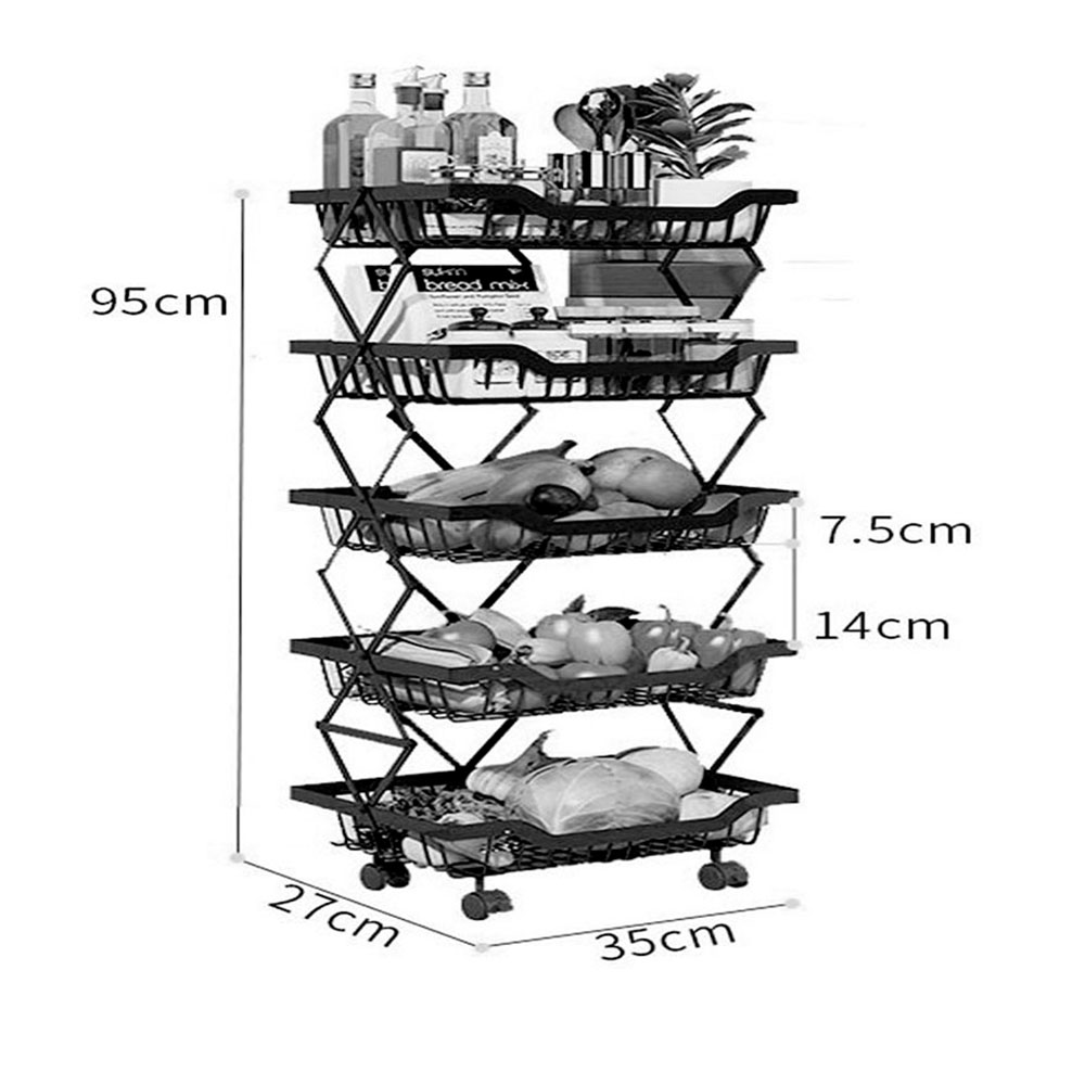 Foto 4 pulgar | Organizador Plegable para Cocina  Bossa Gifu Negro