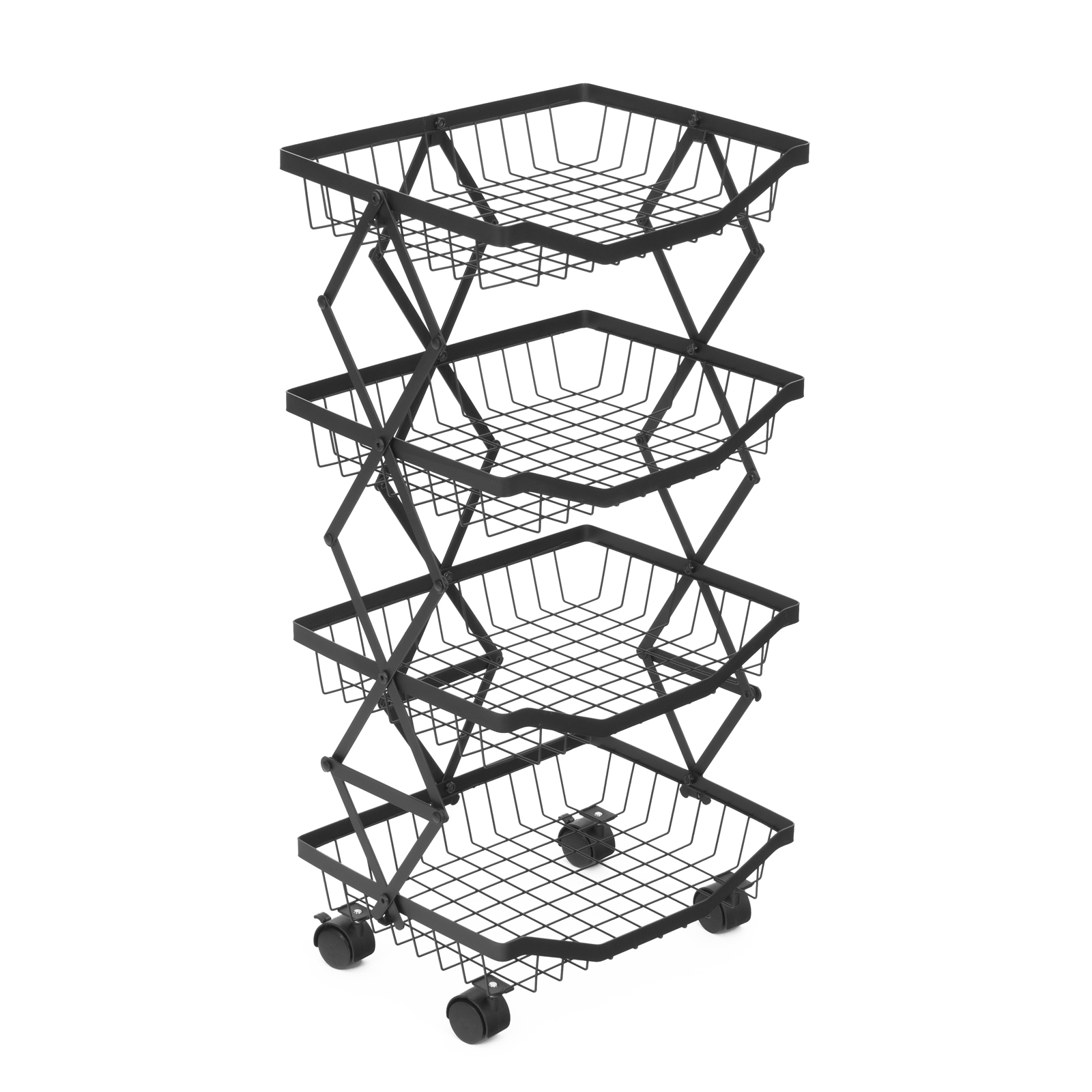 Foto 1 | Organizador Plegable Multiusos Onof  4 Niveles color Negro