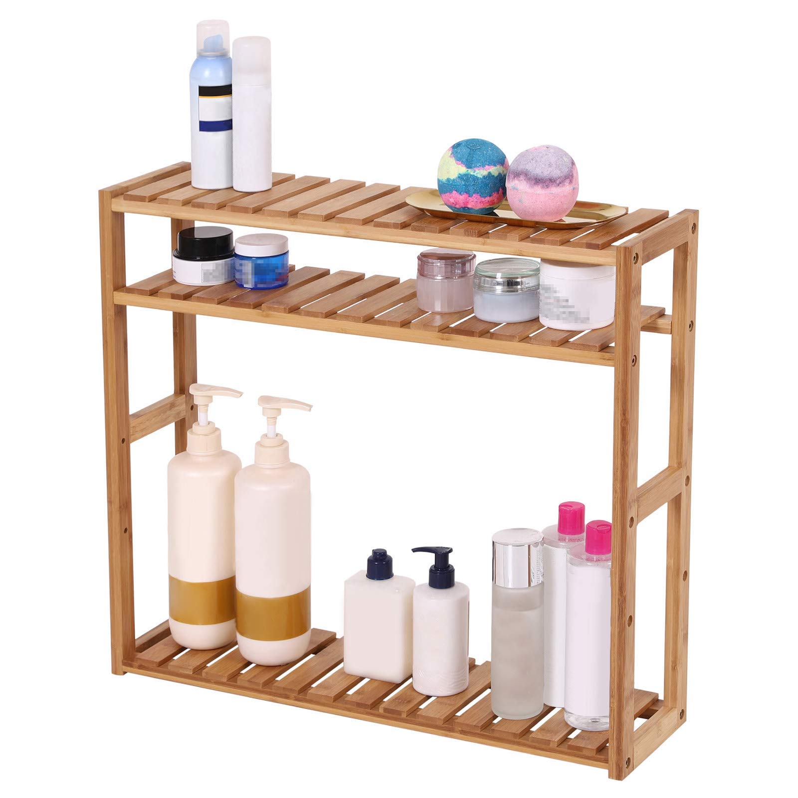 Foto 6 | Estante De Baño De Bambú Songmics De 3 Niveles Ajustable Ubcb13y