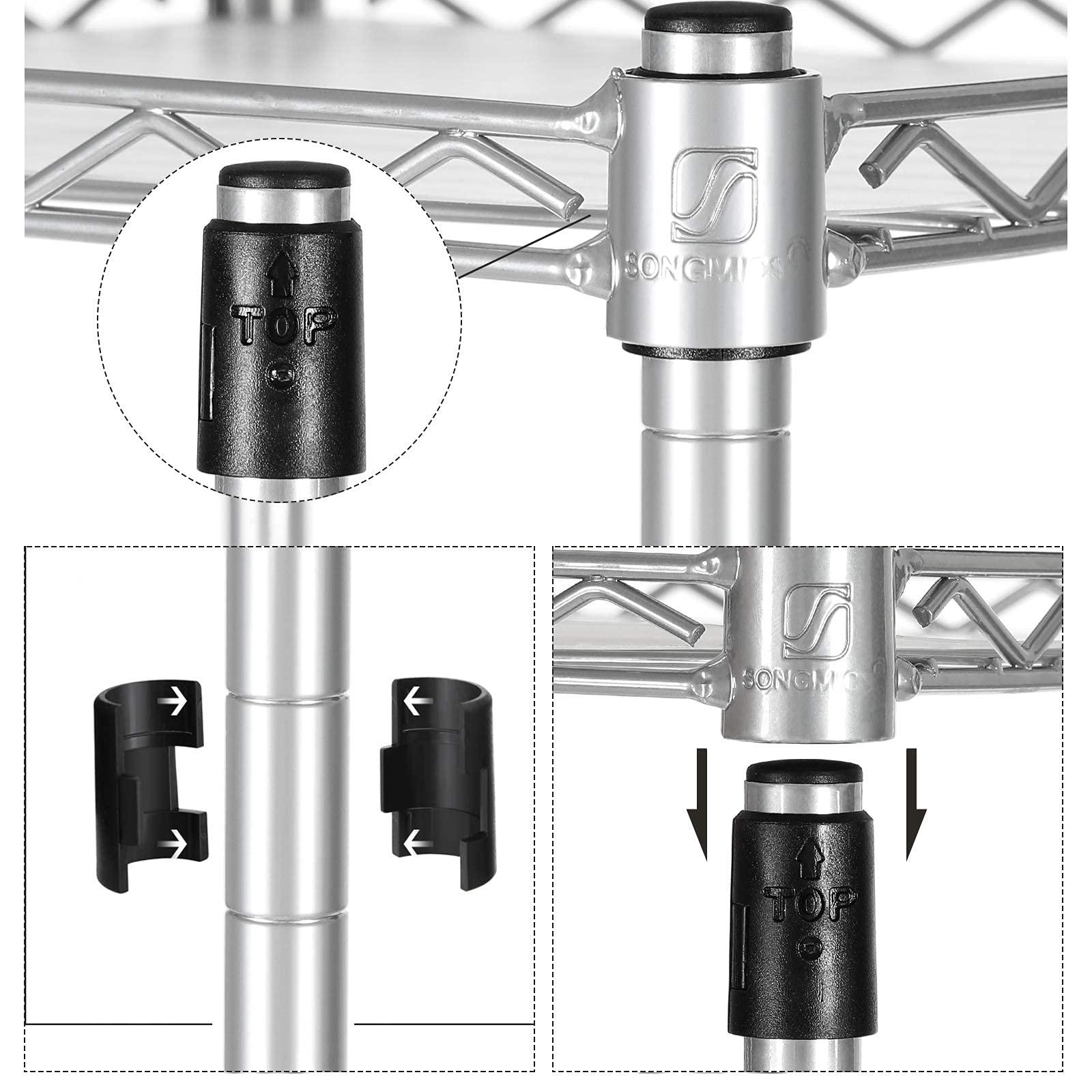 Foto 5 pulgar | Estante Songmics 5 Niveles Plateado Ulgr023s01 - Venta Internacional