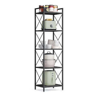 Foto 1 | Estante de Almacenamiento Songmics de Metal 5 Niveles con Malla Densa Negro - Venta Internacional