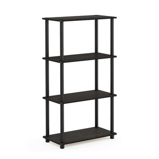 Foto 1 | Estante Expositor Furinno Turn-n-tube De 4 Niveles, Color Café Espresso, Negro - Venta Internacional.