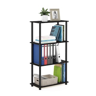 Foto 5 | Estante Expositor Furinno Turn-n-tube De 4 Niveles, Color Café Espresso, Negro - Venta Internacional.