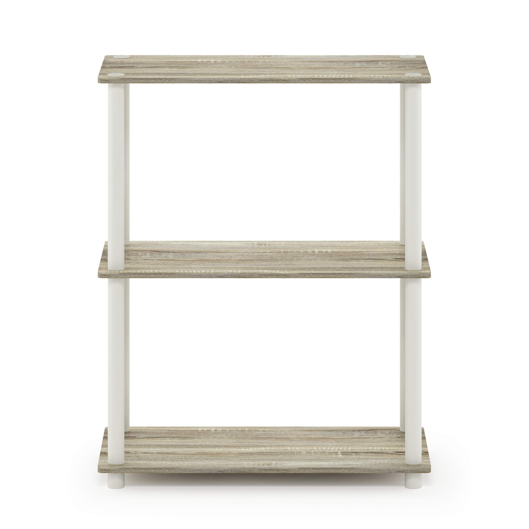 Foto 3 | Estante De Exhibición Furinno Turn-n-tube De 3 Niveles, Roble Sonoma/blanco - Venta Internacional.