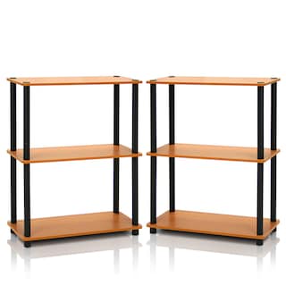 Foto 1 | Estante Expositor Furinno Turn-n-tube De 3 Niveles, Color Cereza Claro - Venta Internacional.