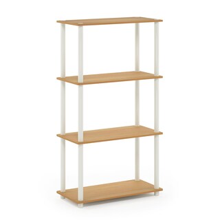 Foto 1 | Estante Expositor Furinno Turn-n-tube De 4 Niveles, Haya Y Blanco - Venta Internacional.