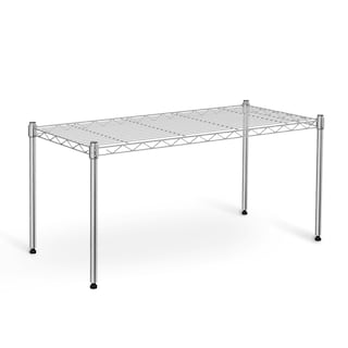Foto 1 | Estantería Simple Deluxe De 1 Nivel, Acero Cromado, 29,92 X 13,78 X 14,96 - Venta Internacional.