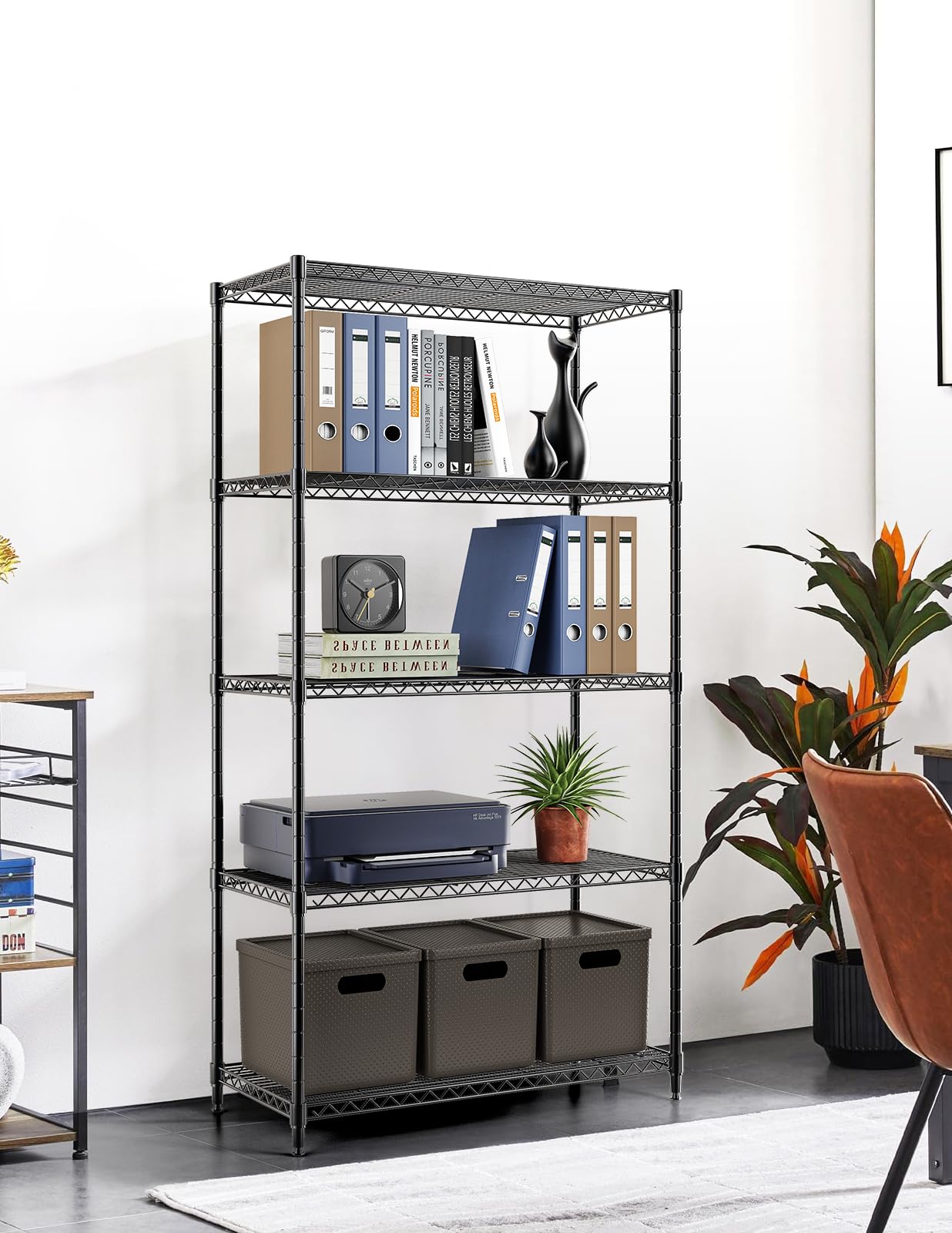 Foto 2 | Estantería De Almacenamiento Simple Deluxe De 5 Niveles, Capacidad De 1250 Libras - Venta Internacional.