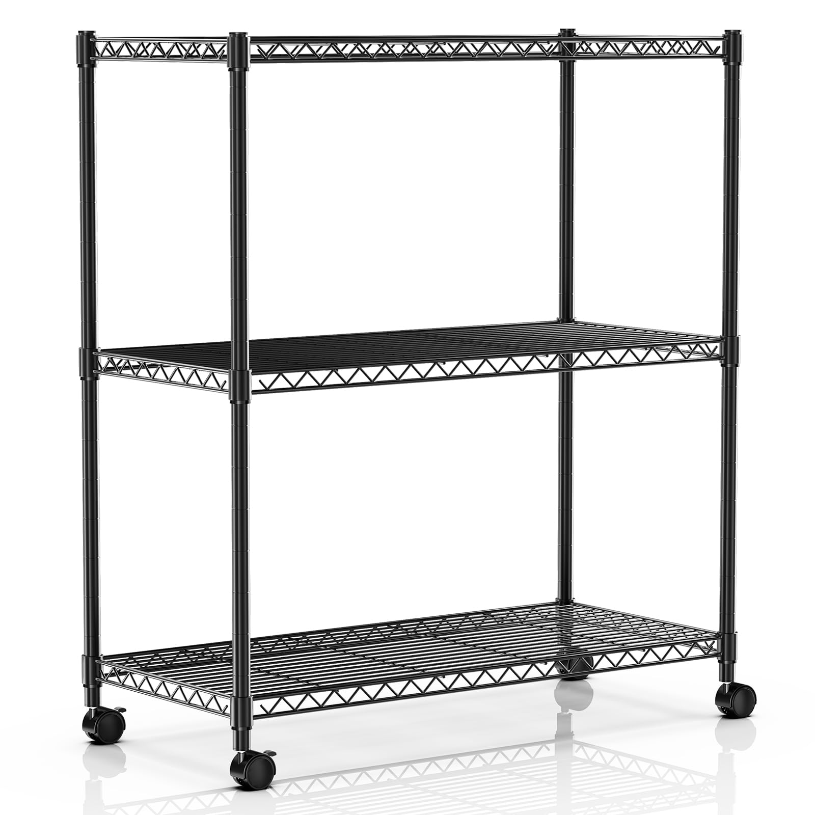 Foto 2 pulgar | Estantes De Almacenamiento Simple Deluxe De 3 Niveles, 750 Kg, 24,02 X 13,78 X 29,92 Cm - Venta Internacional.