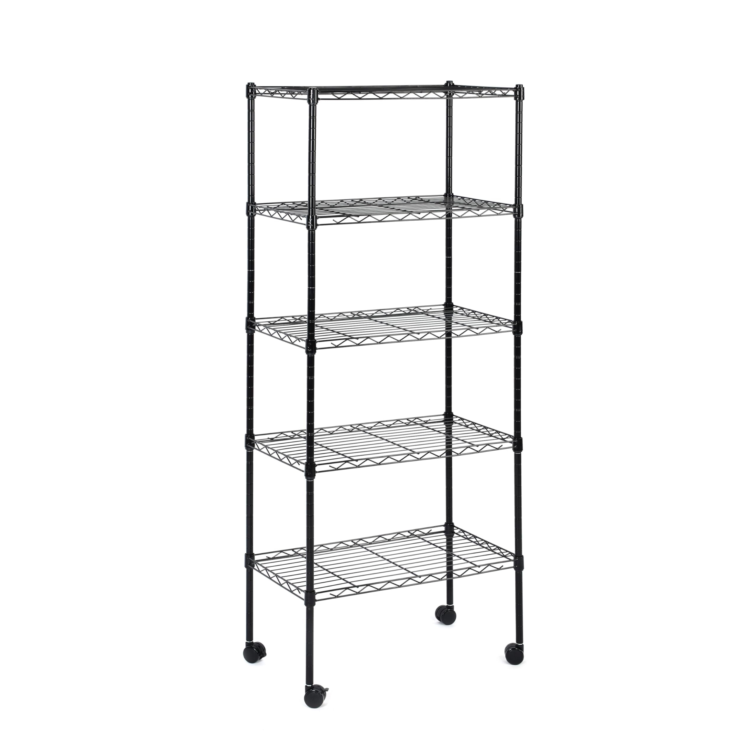Foto 2 pulgar | Estantería De Almacenamiento Simple Deluxe De 5 Niveles, Cromada, 54 X 30 X 137 Cm - Venta Internacional.