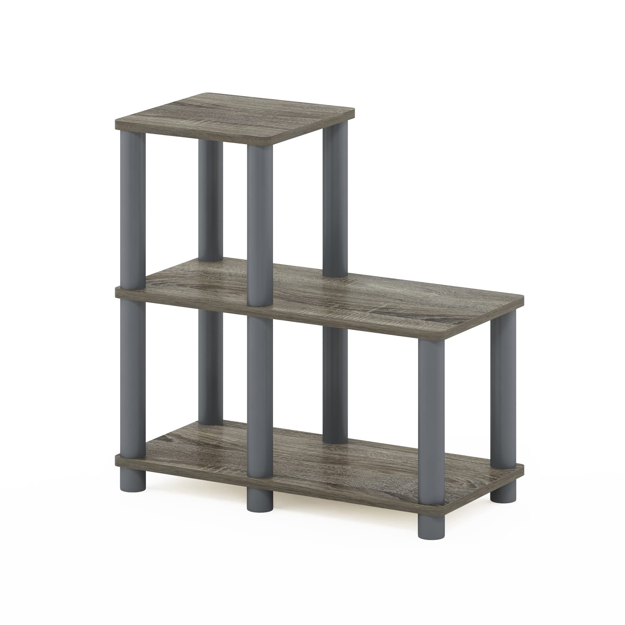 Foto 1 | Estantería Decorativa Furinno Turn-n-tube De Roble Francés/gris - Venta Internacional.