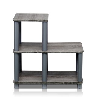 Foto 5 | Estantería Decorativa Furinno Turn-n-tube De Roble Francés/gris - Venta Internacional.