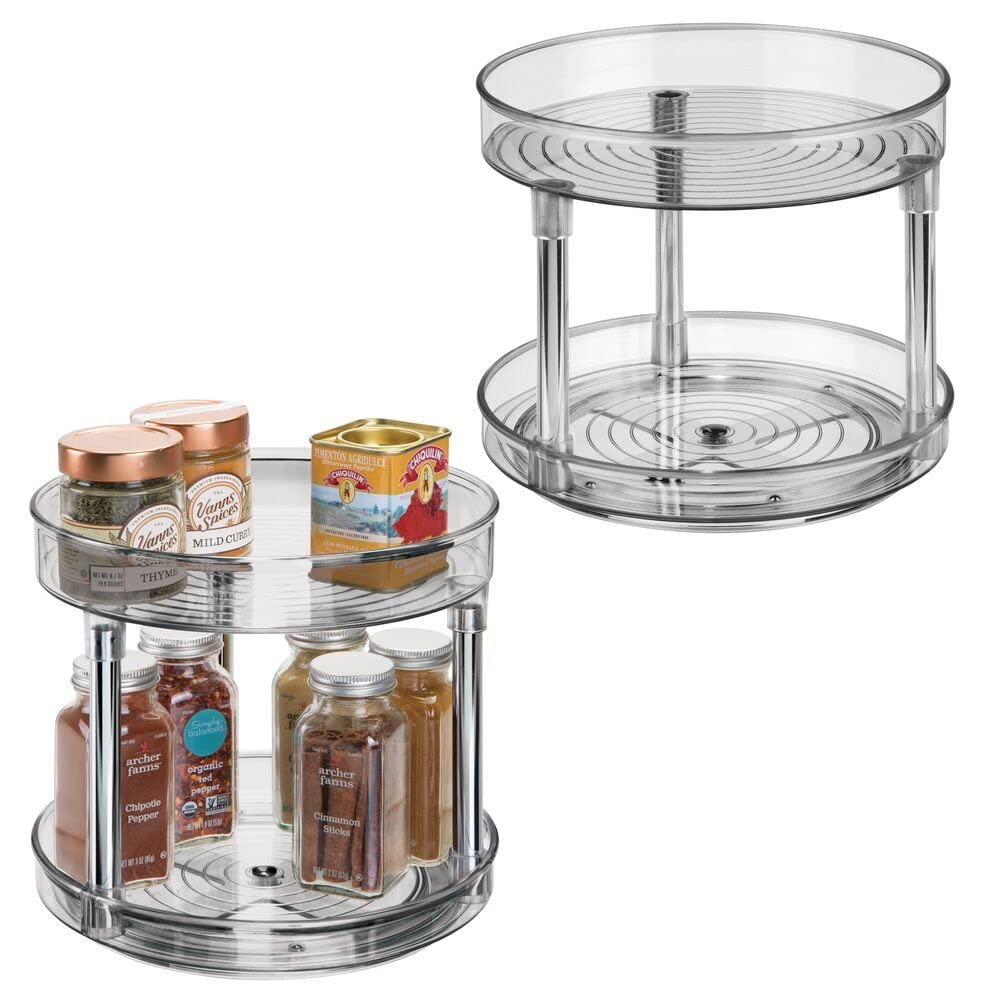 Foto 1 | Plato Giratorio Lazy Susan Mdesign De 2 Niveles Para Cocina  Paquete De 2 - Venta Internacional.