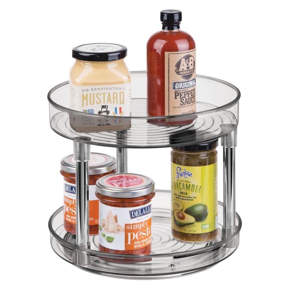 Foto 6 pulgar | Plato Giratorio Lazy Susan Mdesign De 2 Niveles Para Cocina  Paquete De 2 - Venta Internacional.