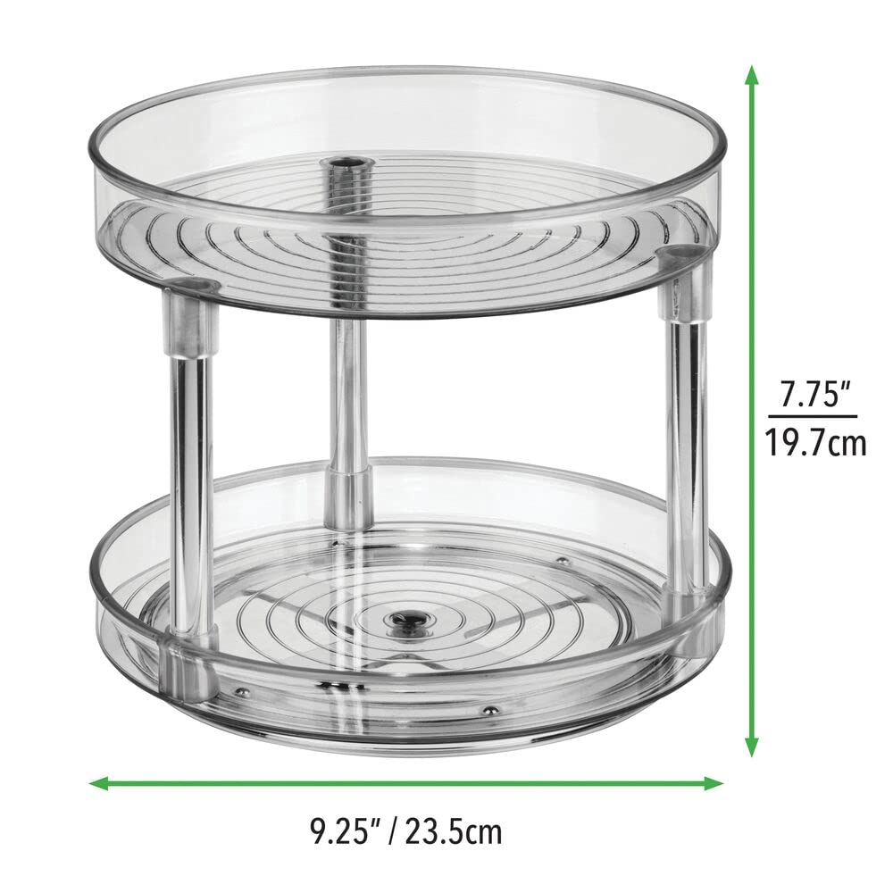 Foto 7 pulgar | Plato Giratorio Lazy Susan Mdesign De 2 Niveles Para Cocina  Paquete De 2 - Venta Internacional.