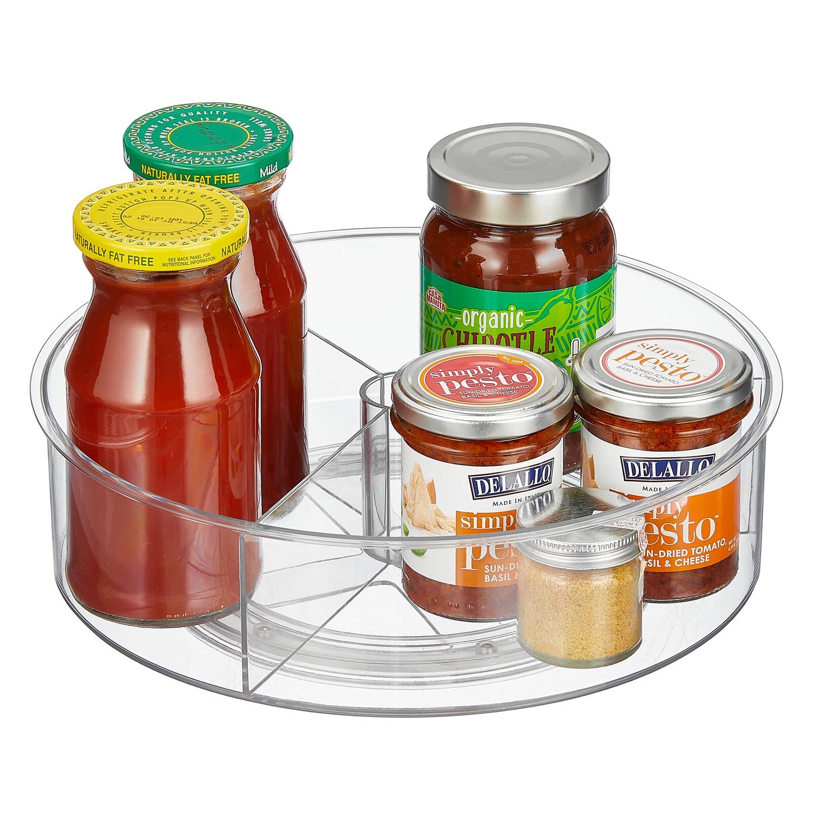 Foto 1 | Tocadiscos Lazy Susan  Giratoria Dividida  Diseño Mdesign Lumiere Clear - Venta Internacional.