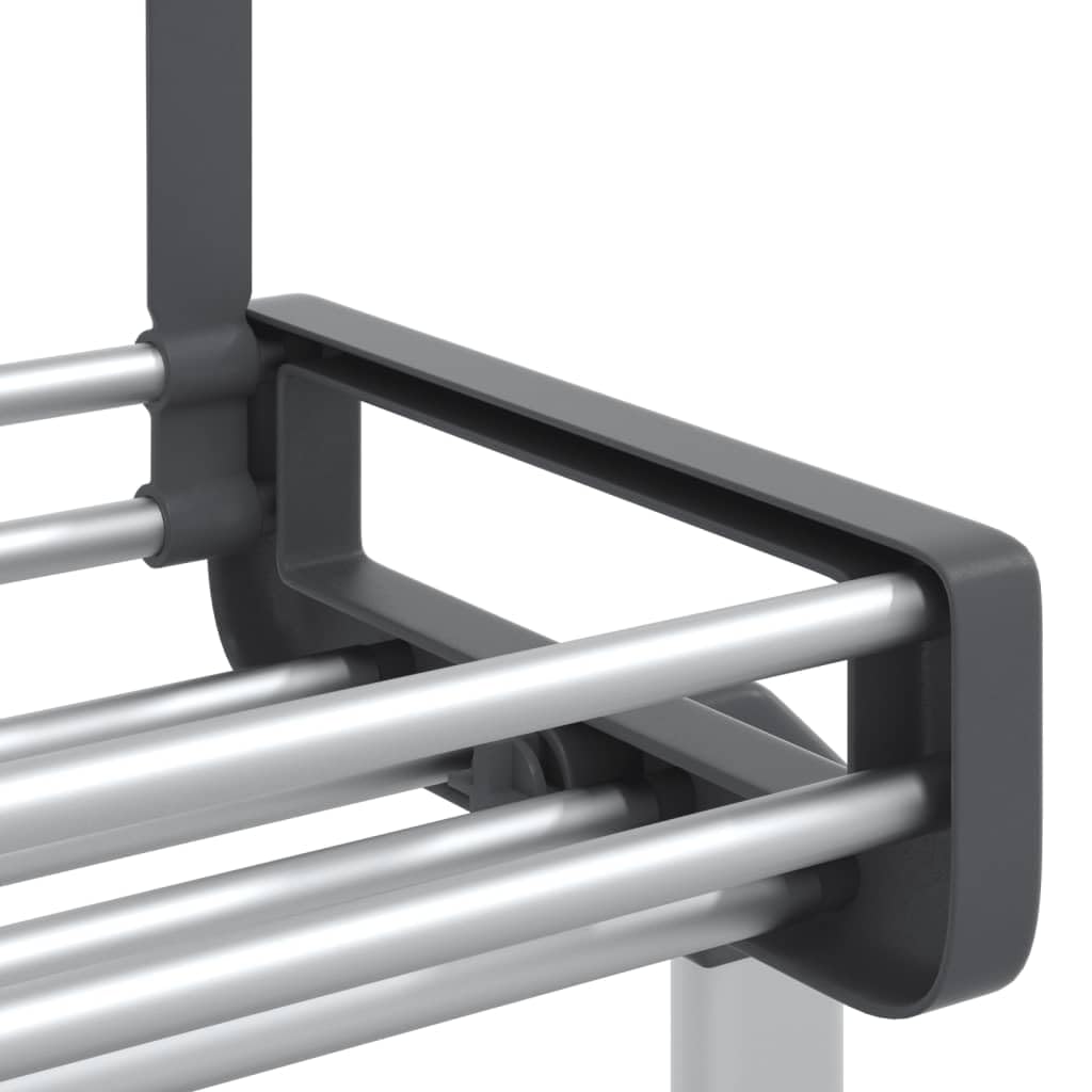 Foto 7 pulgar | Organizador Para Colocar Sobre La Puerta Vidaxl Con 5 Estantes De Aluminio - Venta Internacional.