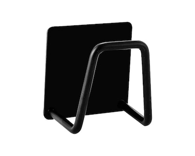 Foto 1 | Porta Esponjas de Acero Inoxidable Autoadhesivo Negras Set de 3