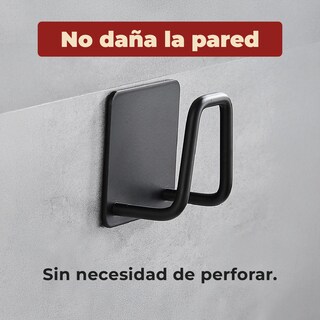 Foto 3 | Porta Esponjas de Acero Inoxidable Autoadhesivo Negras Set de 3