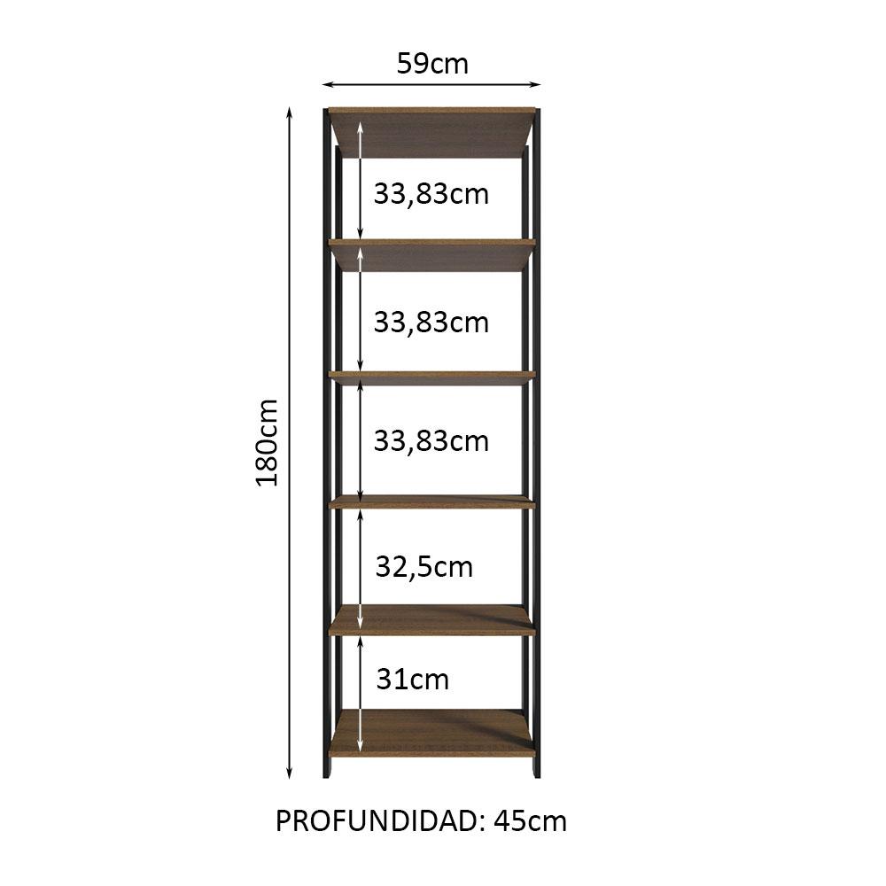 Foto 4 pulgar | Estante Multiuso Para Lavandería Madesa 5 Repisas 59cm Mn