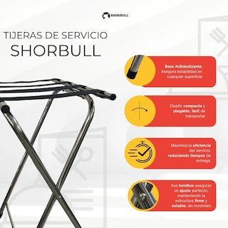 Foto 3 | Tijeras De Servicio Restaurantes Shorbull