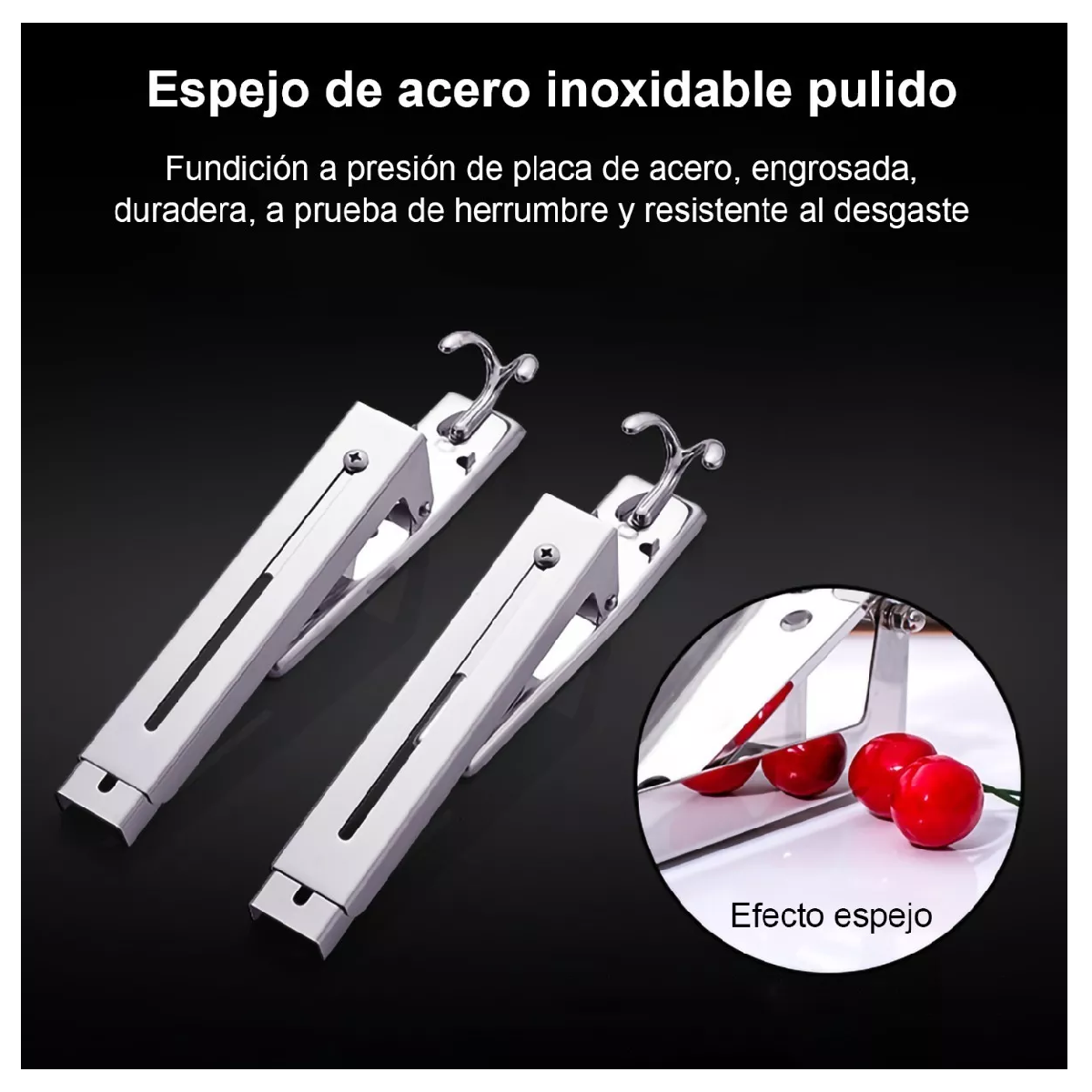 Foto 5 pulgar | Soportes Plegables de Acero Inoxidable Para Microondas 2 Piezas