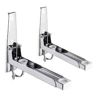 Foto 1 | Soportes Plegables De Acero Inoxidable Para Microondas Plata