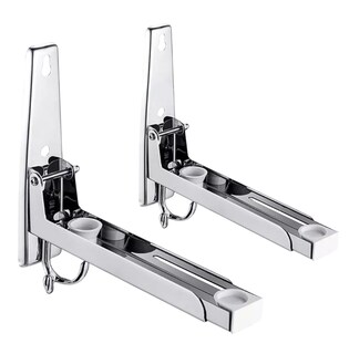 Foto 1 | Soportes Plegables De Acero Inoxidable Para Microondas Plata