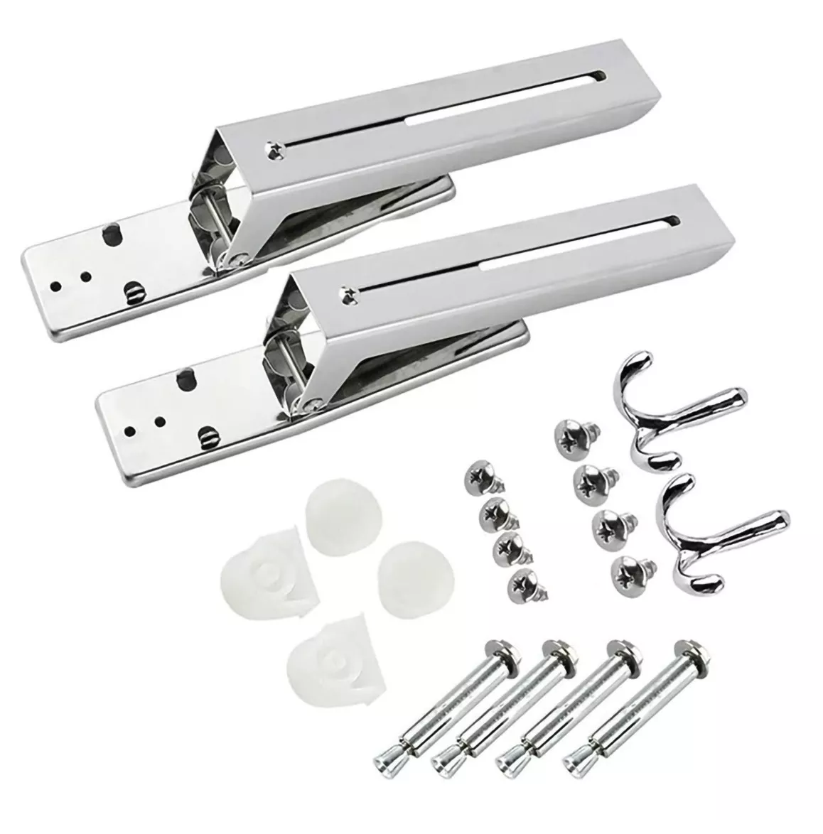 Foto 2 | Soportes Plegables De Acero Inoxidable Para Microondas Plata