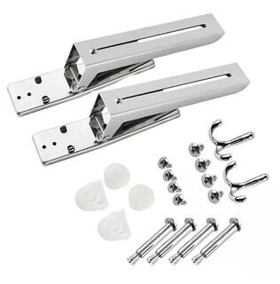 Foto 2 | Soportes Plegables De Acero Inoxidable Para Microondas Plata