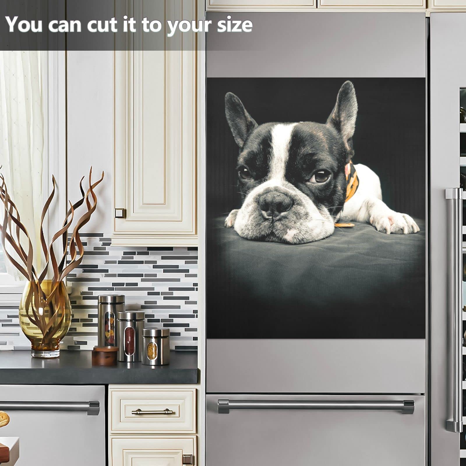 Foto 6 | Funda Magnética Para Lavavajillas Naanle Animal French Bulldog - Venta Internacional.