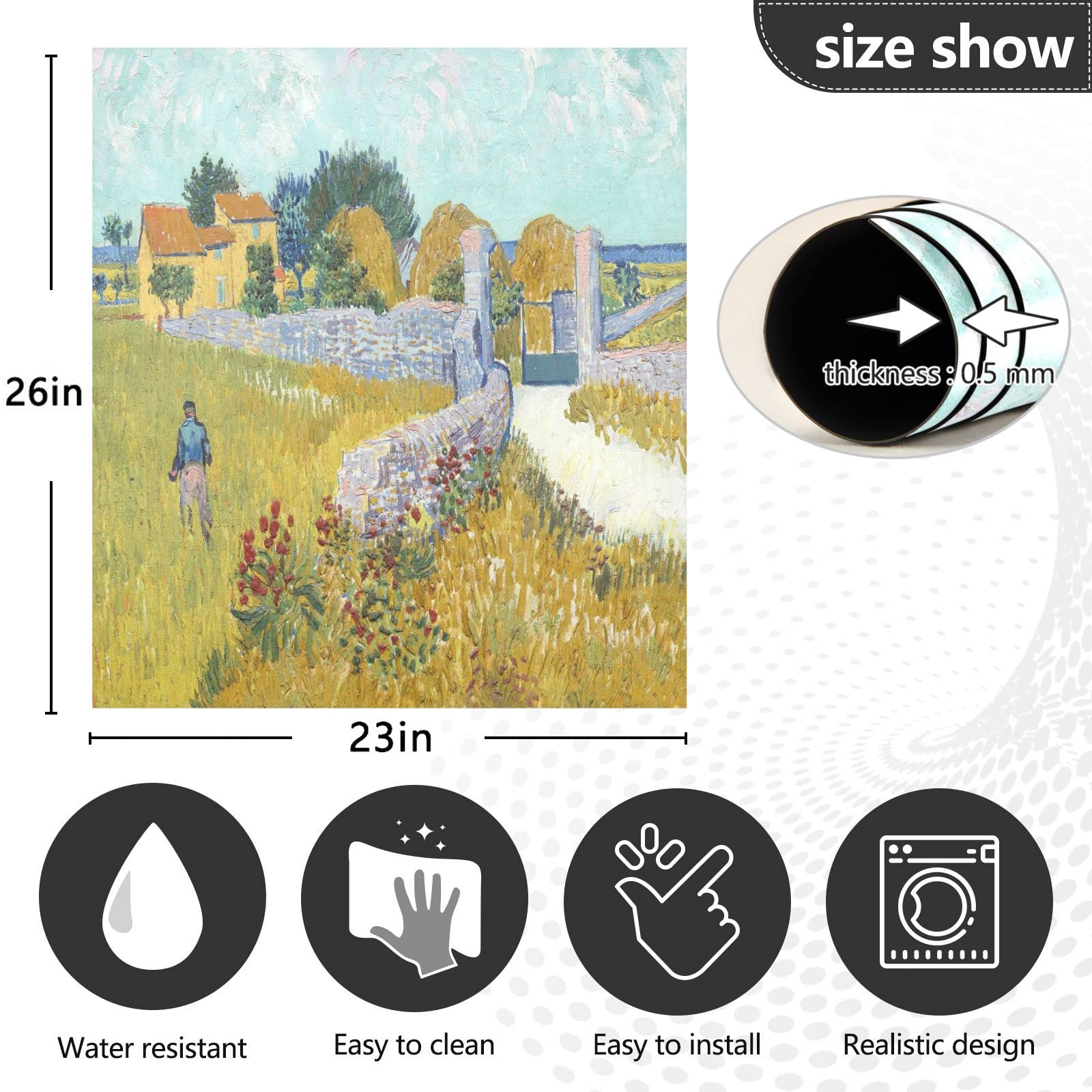 Foto 4 | Funda Magnética Para Lavavajillas Naanle Farmhouse In Provence - Venta Internacional.