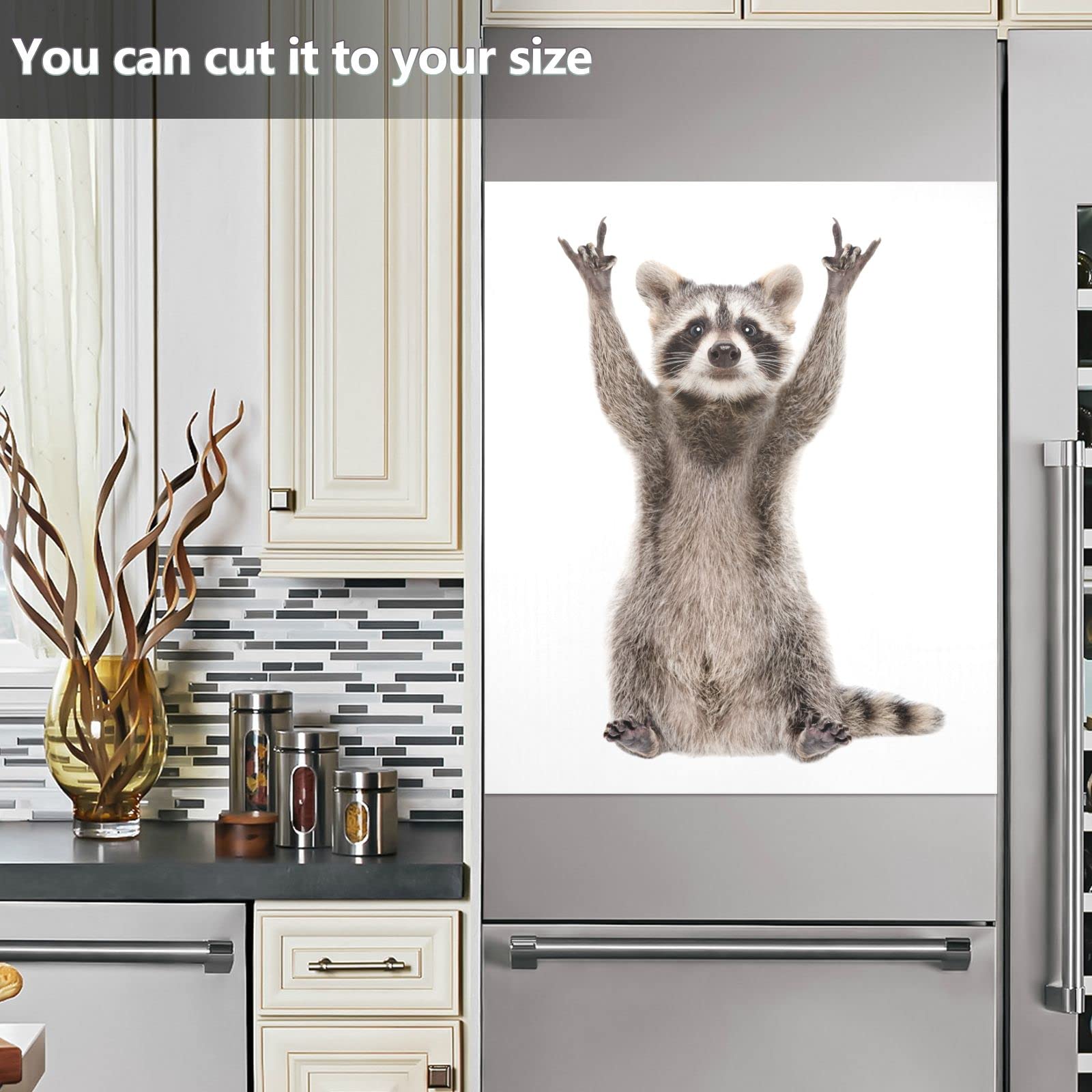 Foto 7 pulgar | Funda Magnética Para Lavavajillas Naanle Funny Raccoon, 58 X 66 Cm - Venta Internacional.