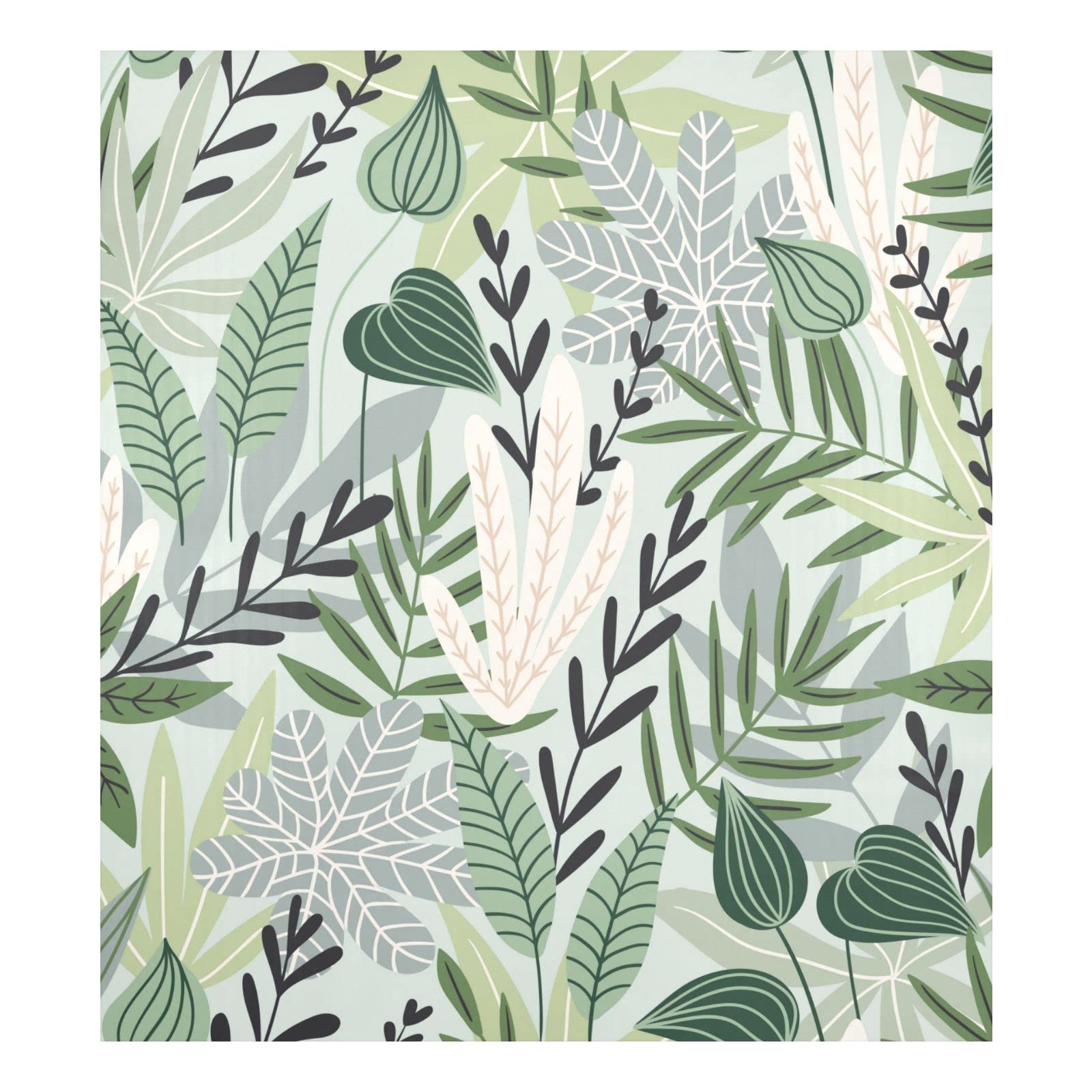 Foto 2 pulgar | Funda Magnética Para Lavavajillas Naanle Hawaii Leaves, 58 X 66 Cm - Venta Internacional.