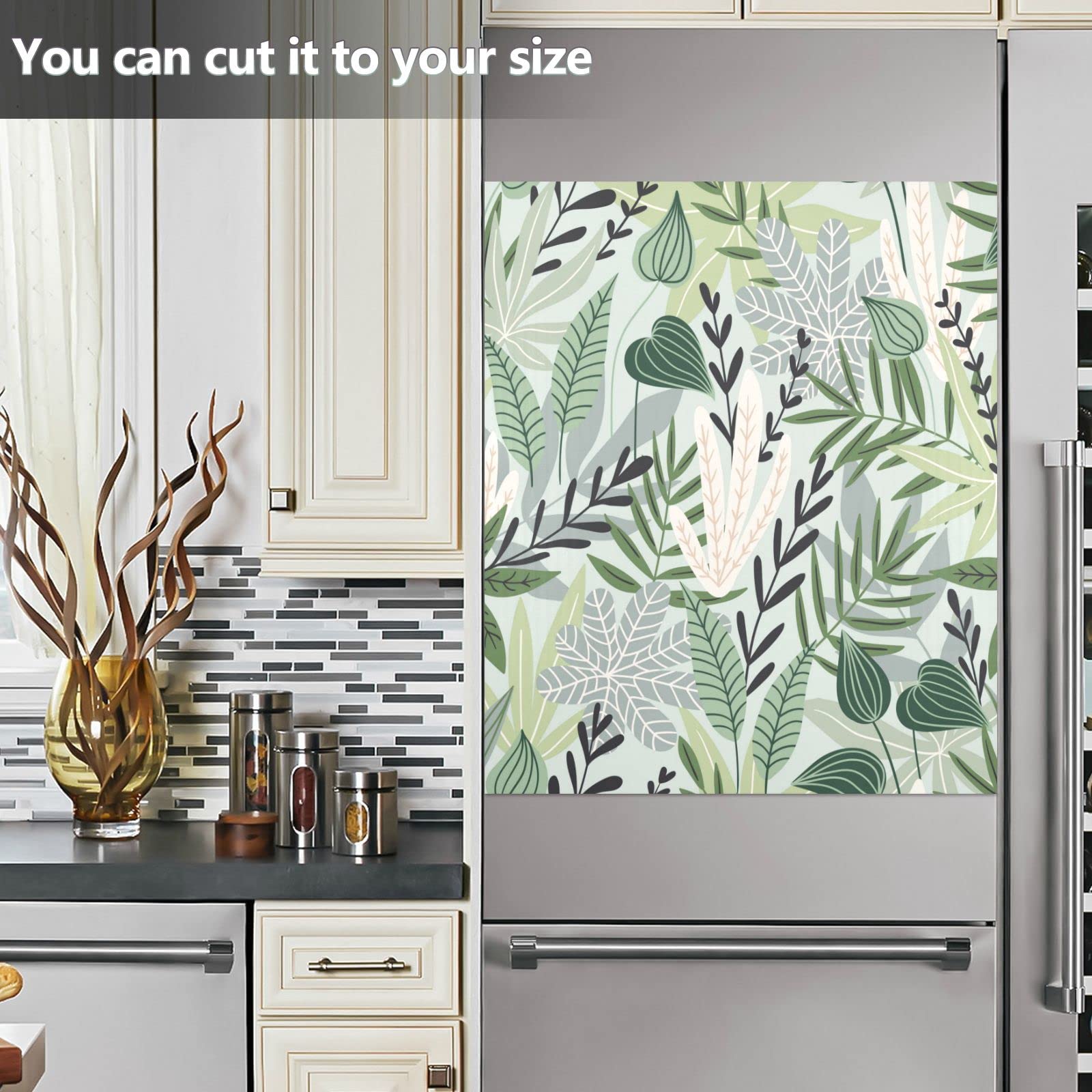 Foto 6 | Funda Magnética Para Lavavajillas Naanle Hawaii Leaves, 58 X 66 Cm - Venta Internacional.