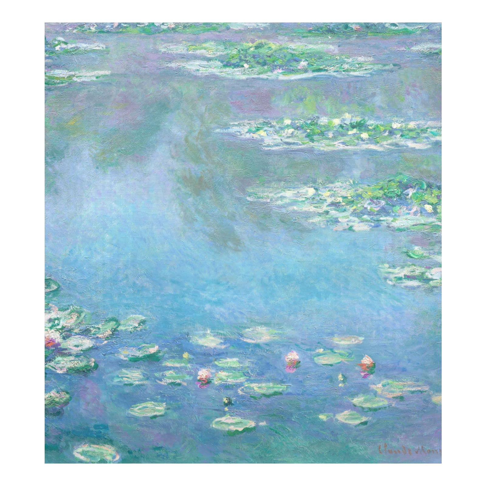 Foto 1 | Cubierta Magnética Para Lavavajillas Naanle, Pintura Al Óleo, Nenúfares - Venta Internacional.