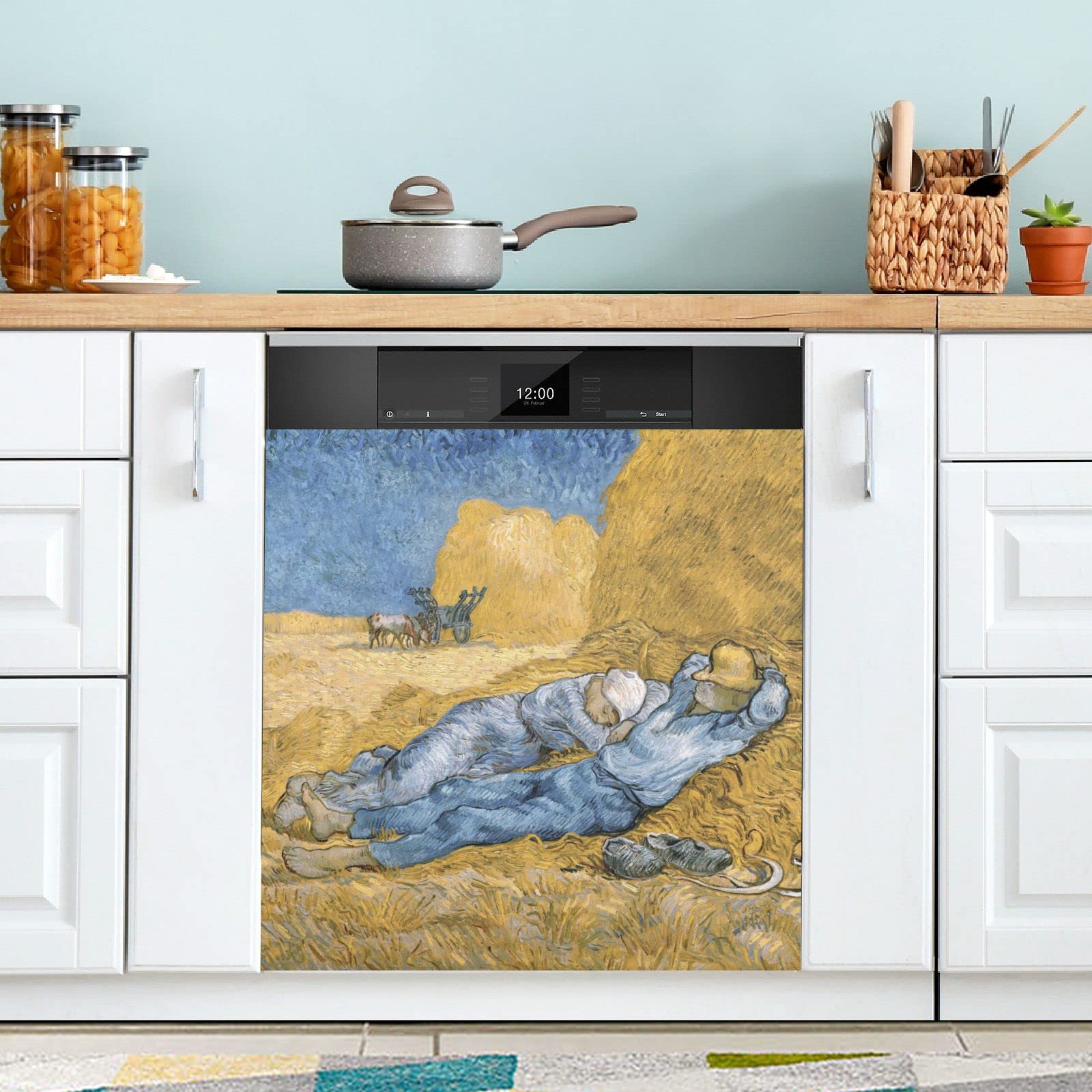 Foto 3 pulgar | Funda Magnética Para Lavavajillas Naanle The Siesta Van Gogh, 23 X 26 Cm - Venta Internacional.