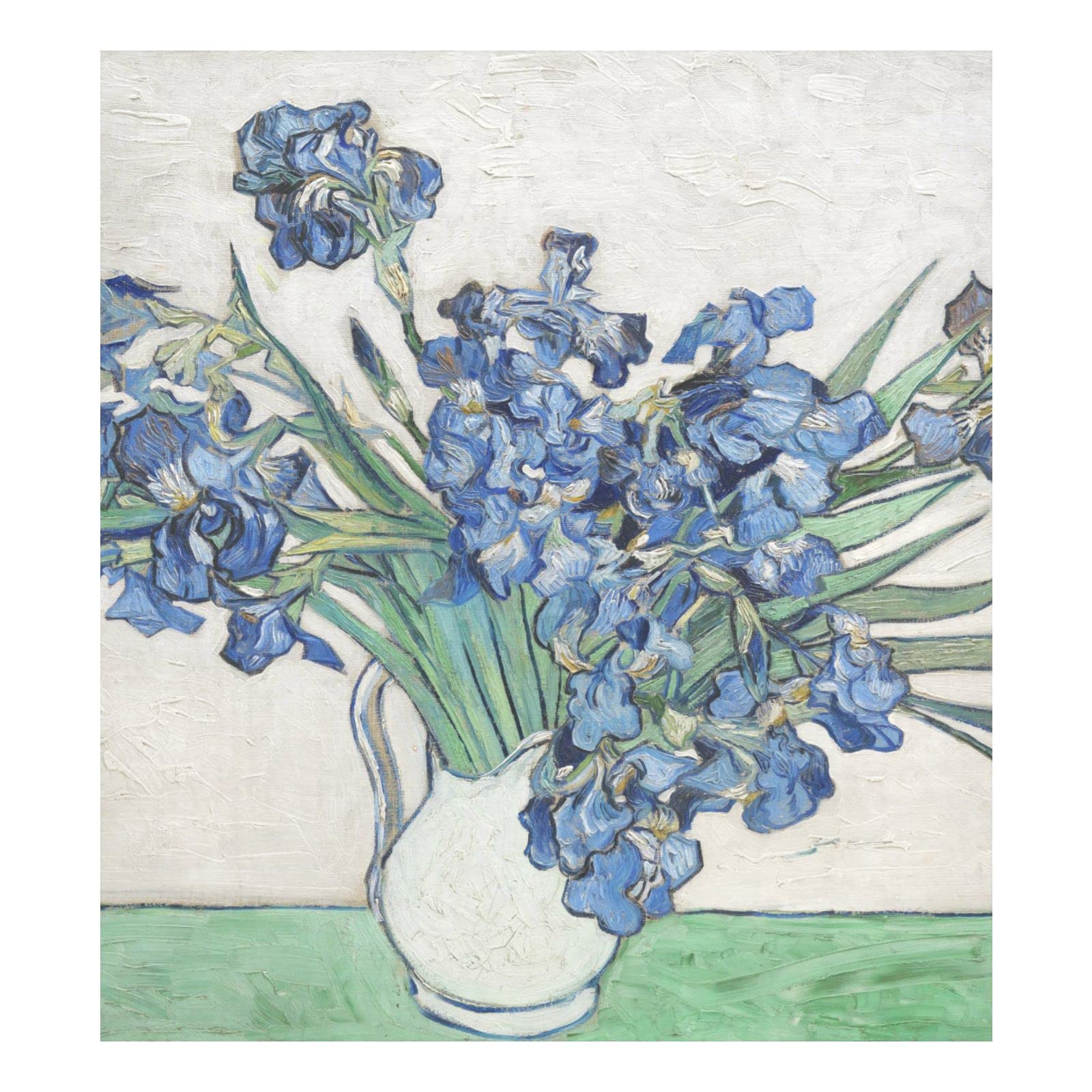 Funda Magnética Para Lavavajillas Naanle Con Diseño Floral De Lirios Van Gogh, 23 X 26 - Venta Internacional.
