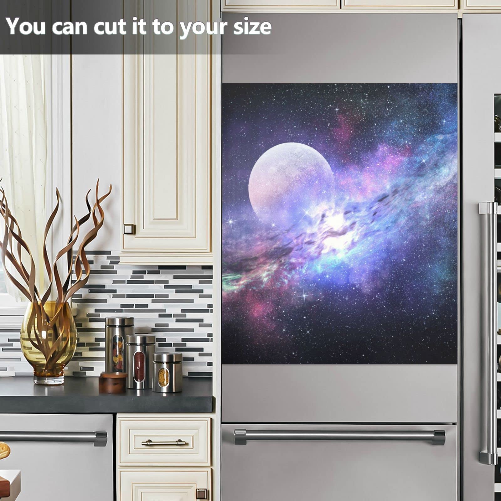 Foto 6 | Funda Magnética Para Lavavajillas Naanle Space Nebula Planet 60 X 65 Cm - Venta Internacional.