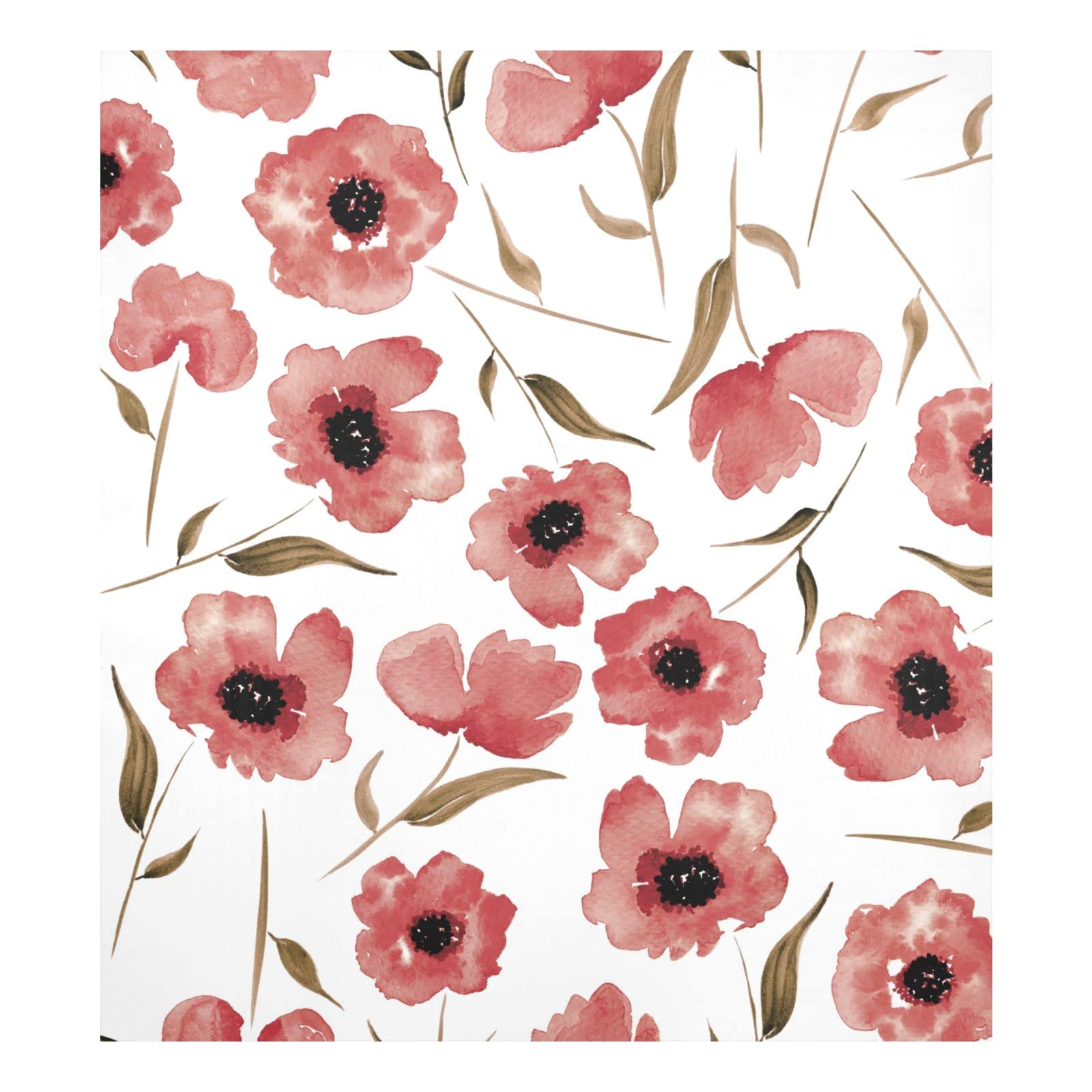 Foto 2 pulgar | Funda Magnética Para Lavavajillas Naanle Poppies Floral, 58 X 66 Cm - Venta Internacional.