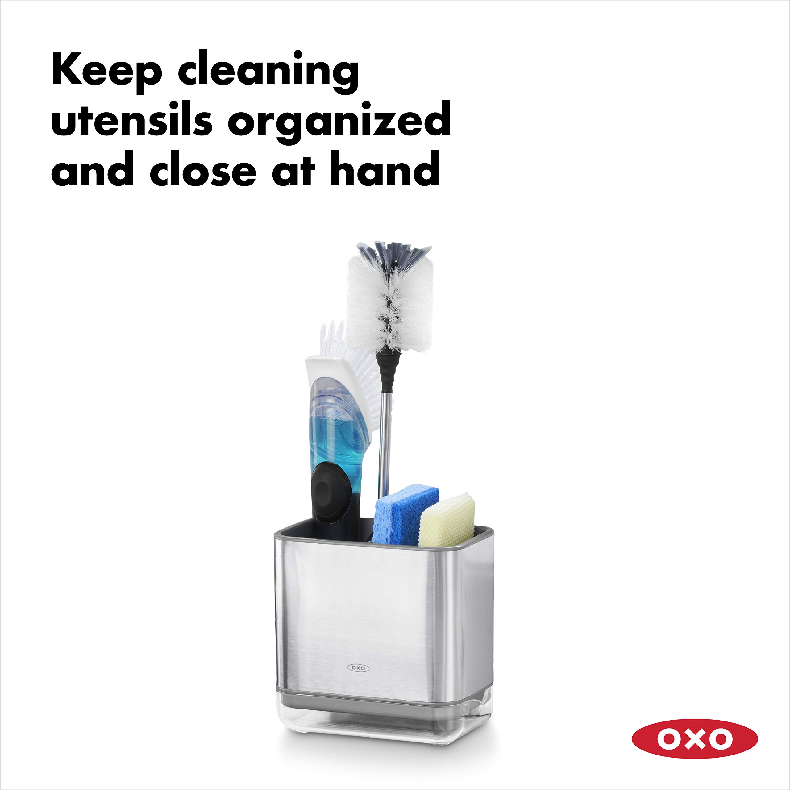 Foto 3 pulgar | Sinkware Caddy Oxo, Acero Inoxidable, Buenas Empuñaduras - Venta Internacional.